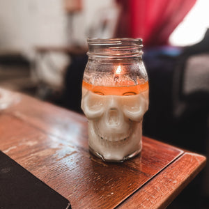 The Undead Skull Candle