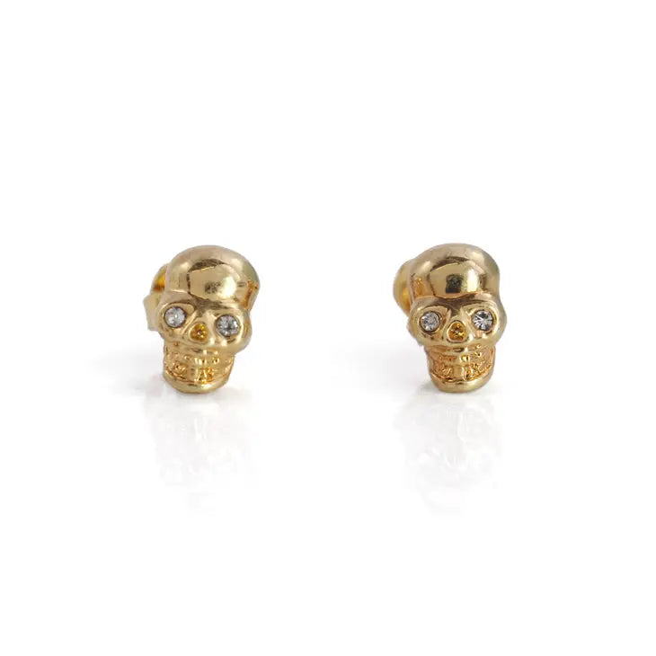 Tiny Skull Studs