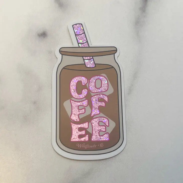 Iced Latte Sticker