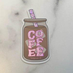 Iced Latte Sticker